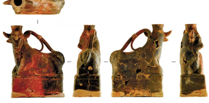 Gần đây, khi tiến hành khai quật tại nghĩa trang Frontovoye 3 này, các chuyên gia đến từ Viện Kurchatov của Nga bất ngờ tìm thấy một cổ vật lạ. Ảnh: @Viện Kurchatov.