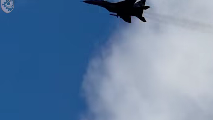 Theo Bộ Tư lệnh Không quân phía Tây Ukraine, nhiệm vụ mới này đóng vai trò quyết định trong việc giúp các phương tiện tấn công khác của Ukraine hoạt động hiệu quả dễ dàng hơn. Ảnh: @Bộ Tư lệnh Không quân phía Tây Ukraine.