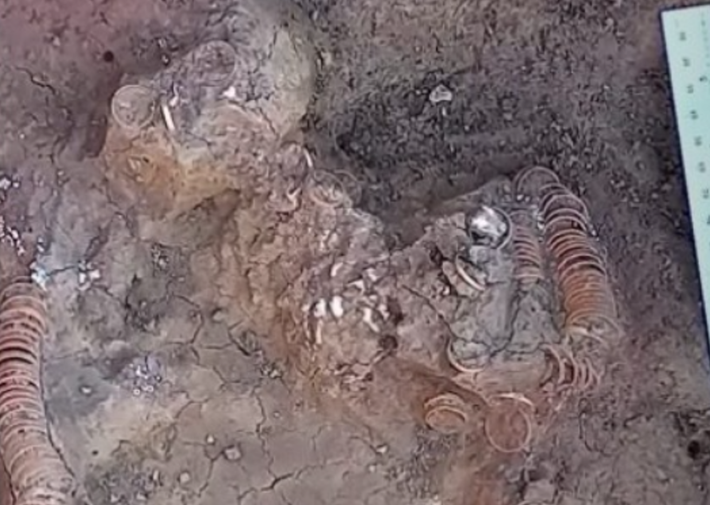 Ngôi mộ này ước tính có niên đại từ năm 4.500 Trước Công Nguyên. Ảnh: @Bảo tàng Tarii Crisurilor.