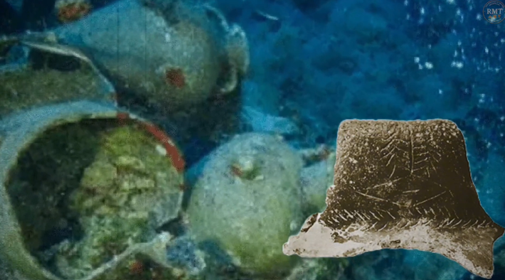 Các chuyên gia cũng tìm thấy những cối xay đá, cả hình bầu dục và hình chữ nhật, được làm từ đá núi lửa đặc trưng của vùng Vịnh Saronic. Ảnh: @Peter Throckmorton.