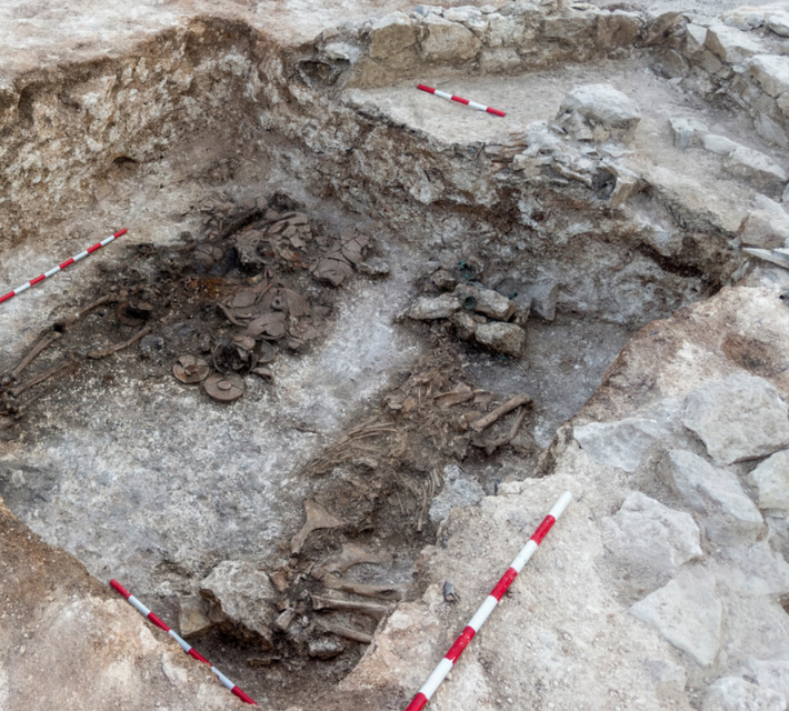 Các nghiên cứu sơ bộ cho thấy, người này khoảng 35 đến 40 tuổi khi qua đời. Ảnh: @Viện Hàn lâm Khoa học Bulgaria.