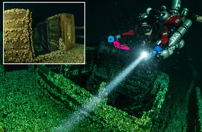 Dù vẫn còn là một bí ẩn, nhưng xác tàu đắm ở hồ Ontario nổi bật bởi tình trạng bảo tồn rất tốt. Nhưng các nhà khảo cổ học đang chạy đua với thời gian để tiến hành các nghiên cứu sâu hơn về nó. Ảnh: @Hội đồng Khảo sát dưới nước Ontario.