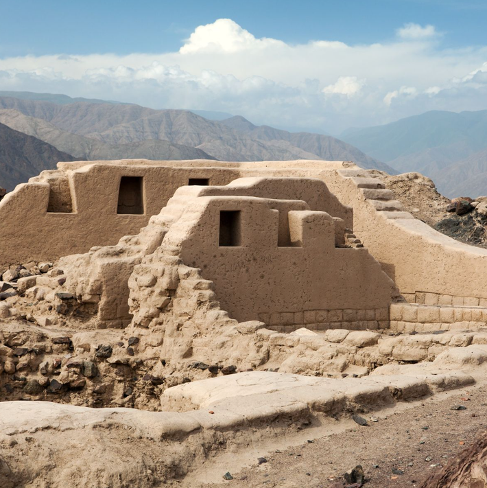 Ước tính, ngôi đền này có niên đại khoảng 5.000 năm tuổi. Ảnh: @Bộ Văn hóa Peru.