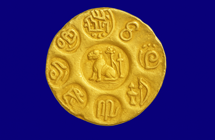 Vàng là nền tảng giao dịch tài chính chủ yếu trong triều đại này. Ảnh: @Bảo tàng Chennai.