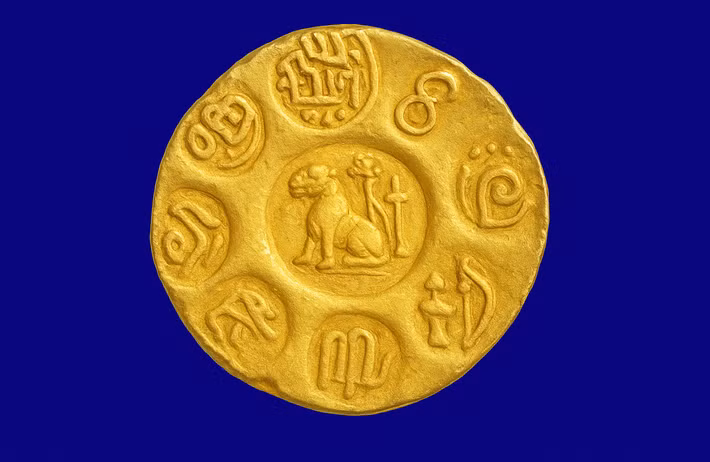 Vàng là nền tảng giao dịch tài chính chủ yếu trong triều đại này. Ảnh: @Bảo tàng Chennai.