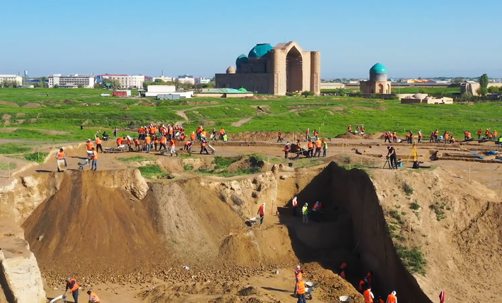 Kultobe là một trong những khu định cư cổ đại lâu đời nhất ở Kazakhstan, nơi đây có nhiều hiện vật có giá trị khảo cổ lớn được các chuyên gia khai quật. Ảnh: @ Viện Nghiên cứu Văn hóa Kazakhstan.