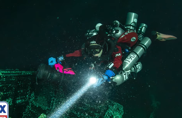 Trong khi tìm kiếm dưới đáy hồ Ontario, các chuyên gia đến từ Hội đồng Khảo sát dưới nước Ontario bất ngờ tìm thấy quần thể di tích cổ xưa kỳ lạ. Ảnh: @Hội đồng Khảo sát dưới nước Ontario.