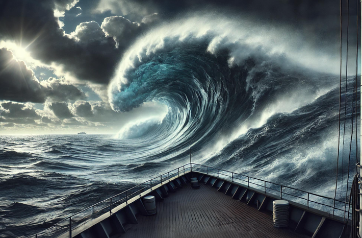 Nhưng giờ đây, các kỹ sư cơ khí Thomas Breunung và Balakumar Balachandran của trường Đại học Maryland ở College Park cho biết, một mô hình Trí Tuệ Nhân Tạo (AI) mới có thể dự đoán hầu hết những con sóng sát thủ bất ngờ này trước 5 phút. Ảnh: @Jagran Josh.