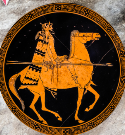 Vị chiến binh Thracian được chôn cất với vòng hoa mạ bạc trên đầu, biểu tượng của sự lãnh đạo và danh dự trong văn hóa Thracian cổ đại. Ảnh: @Viện Hàn lâm Khoa học Bulgaria.