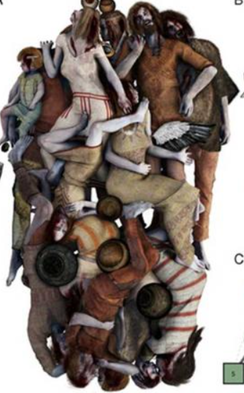 Khả năng rất cao, ngôi mộ tập thể này có liên quan tới một vụ thảm sát gia đình xảy ra tại khu vực này cách đây 5.000 năm trước. Ảnh: @Bảo Tàng Quốc Gia Ba Lan.