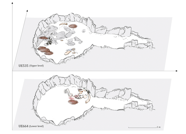 Đó là ngôi mộ của người phụ nữ được biết đến với cái tên "Quý bà Ngà voi", bởi trong mộ bà có chôn theo rất nhiều ngà voi. Ảnh: @Bảo tàng Quốc gia Tây Ban Nha.