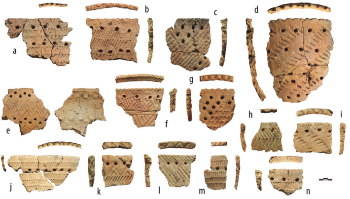 Những cộng đồng này được các nhà khảo cổ học biết đến với tên gọi Văn Hóa Đồ Gốm Điển Hình, họ xây dựng những ngôi nhà bán ngầm, di chuyển dọc theo các tuyến đường thủy và dựa vào đánh bắt cá, săn bắn và sử dụng thực vật quy mô nhỏ. Ảnh: @M. Ahola.