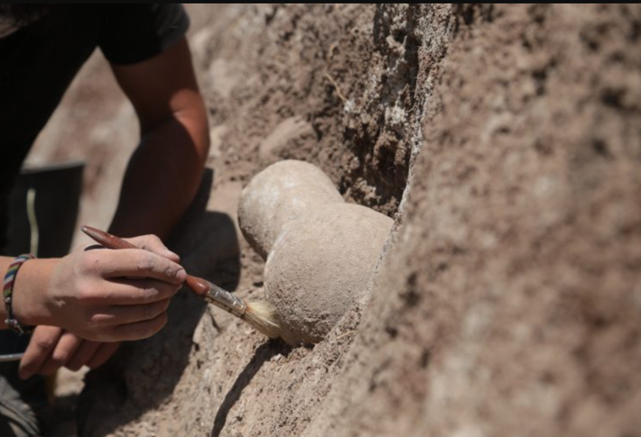 Người Assyria còn đặt tên cho gò Domuztepe này với một tên gọi khác là Maraş Markasi, có nghĩa là nơi bắn tên. Ảnh: @Đại học Hacettepe.