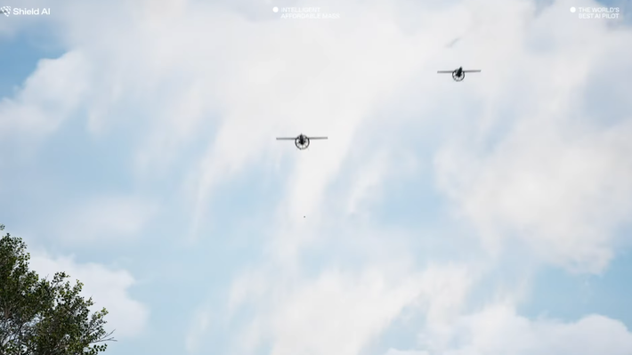 Máy bay không người lái trinh sát V-BAT dự kiến ​​sẽ được trang bị tên lửa dẫn đường L-MDM mới do LIG Nex1 phát triển. Ảnh: @Shield AI.