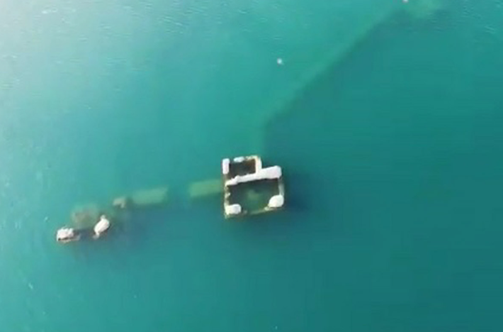 Điều gây kinh ngạc là trong thành phố chìm này, các chuyên gia tìm thấy tàn tích của một lâu đài cổ. Ảnh: @Đại học Fırat.