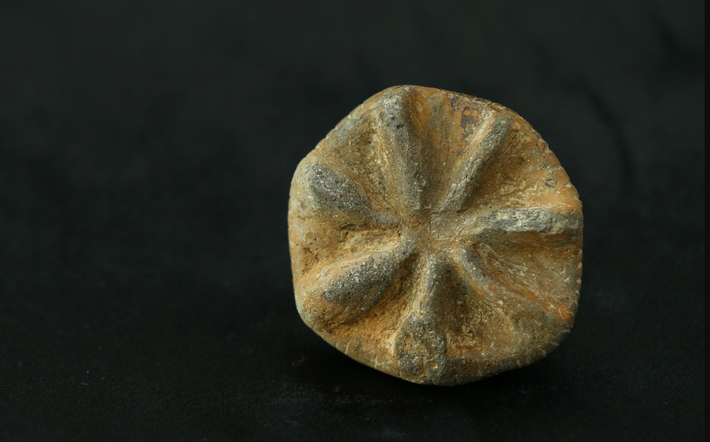 Trên con dấu này có khắc họa họa tiết tựa như Mặt trời với tổng cộng bảy tia sáng. Ảnh: @Bộ Văn hóa và Du lịch Thổ Nhĩ Kỳ.