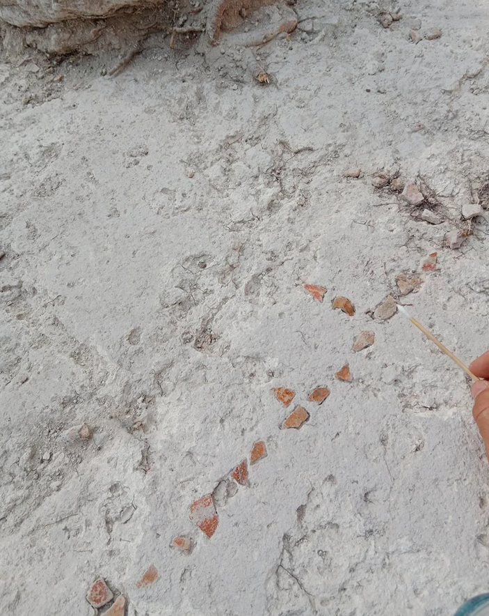 Các kỹ thuật thăm dò, phân tích khảo cổ học chuyên sâu cho thấy, đây thực chất là một bàn cờ Patolli của người Maya. Ảnh: @Trung tâm Nghiên cứu Khoa học Quốc gia Pháp.