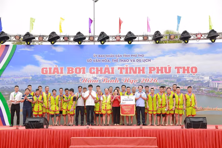 Đội chải xã Đoan Hùng về vị trí thứ Ba cùng phần thưởng 30 triệu đồng.