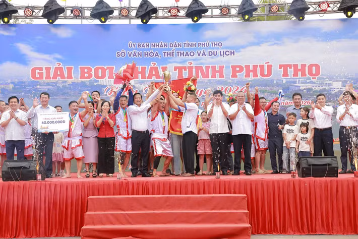 Đội chải Tiên Lương vô địch với phần thưởng 60 triệu đồng.