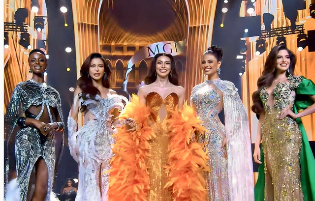 Top 5 Miss Grand International 2025. Ảnh: Missosology. top5missosology.jpg