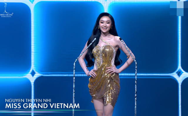 Yến Nhi trong chung kết Miss Grand International 2025. Ảnh: FB Yến Nhi. yennhi1.jpg
