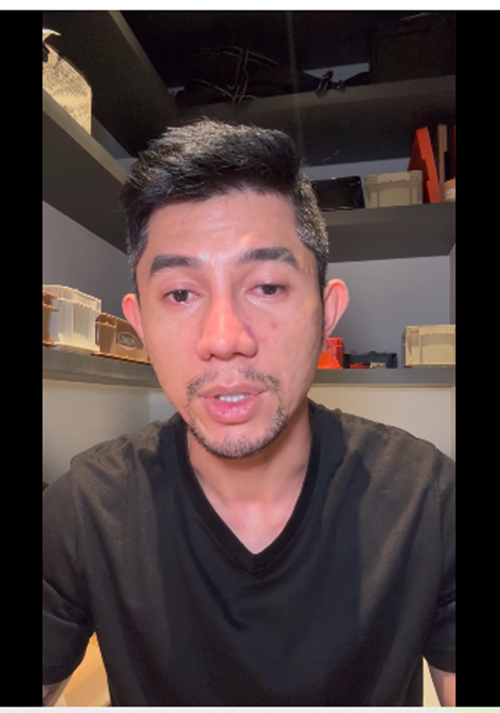 Lương Bằng Quang đọc thư của Ngân 98. Ảnh: FB Lương Bằng Quang. ngan1.png