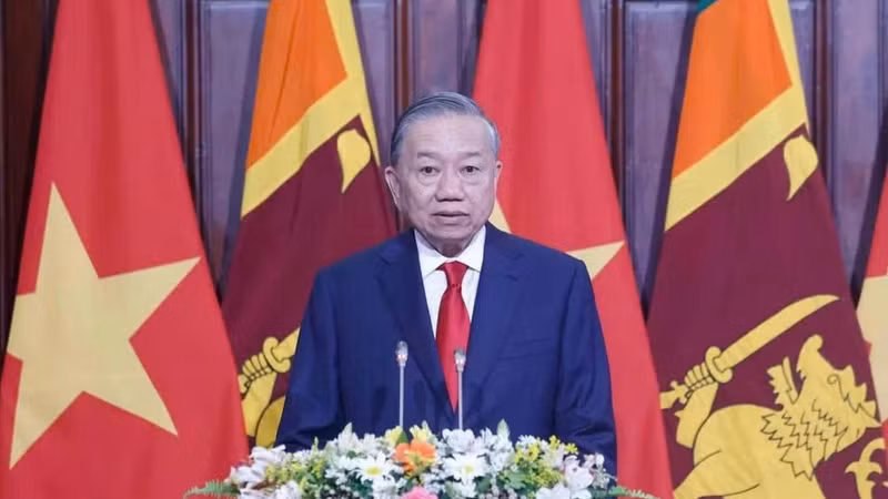 Báo chí Sri Lanka đưa tin chuyến thăm của Tổng Bí thư, Chủ tịch nước Tô Lâm