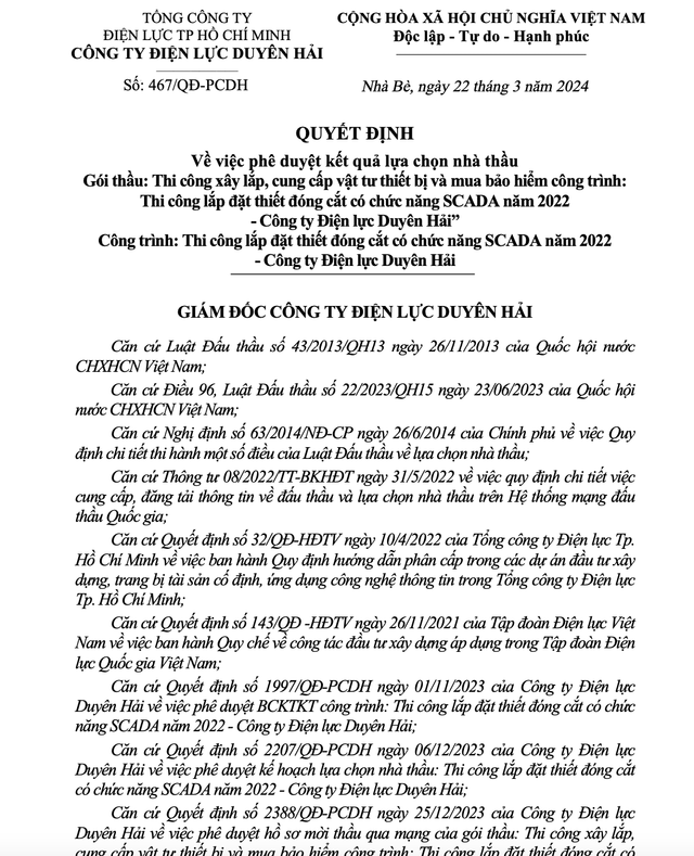 Công ty TNHH Khang Việt Long một mình một ngựa trúng gói thầu hơn 4 tỷ Cong ty TNHH Khang Viet Long mot minh mot ngua trung goi thau hon 4 ty