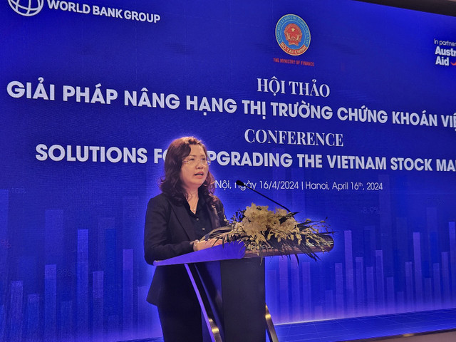 Bàn giải pháp nâng hạng thị trường chứng khoán Việt Nam Ban giai phap nang hang thi truong chung khoan Viet Nam