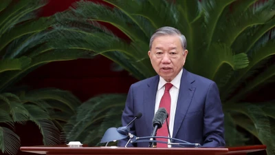 Tổng Bí thư Tô Lâm phát biểu khai mạc Hội nghị. Ảnh VGP