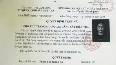 Cảnh sát Lâm Đồng truy nã Phạm Thị Thanh Ka