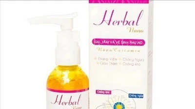 Gel tắm và vệ sinh Herbal Nano của Công ty Vinapharma bị thu hồi 