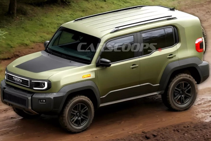 Mới đây, Land Cruiser mini tiếp tục thu hút sự chú ý khi bản vẽ bằng sáng chế được cho là thiết kế hoàn thiện trước sản xuất bất ngờ xuất hiện trong cơ sở dữ liệu của Tổ chức Sở hữu Trí tuệ Thế giới (WIPO).