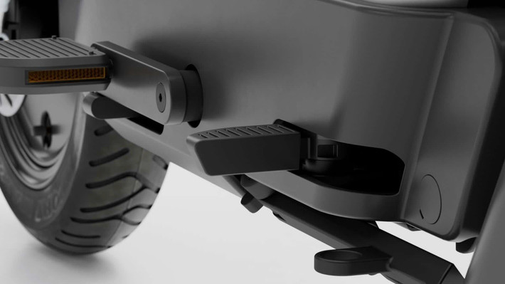 Olto được mở khóa qua Bluetooth, thẻ NFC hoặc chia sẻ quyền truy cập kỹ thuật số với người khác. Xe tích hợp sạc USB cho điện thoại, hệ thống đèn LED đầy đủ gồm pha, cốt, đèn ban ngày và đèn xi-nhan.