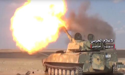 Quân đội Syria oanh kích mưa tên lửa vào căn cứ khủng bố tại Kabani Quan doi Syria oanh kich mua ten lua vao can cu khung bo tai Kabani
