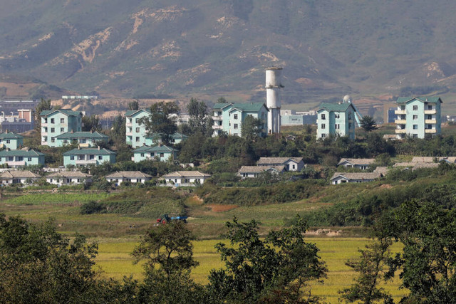 Ngôi làng bí ẩn Kijong-dong ở biên giới liên Triều - Hình 2 Ngoi lang bi an Kijong-dong o bien gioi lien Trieu-Hinh-2