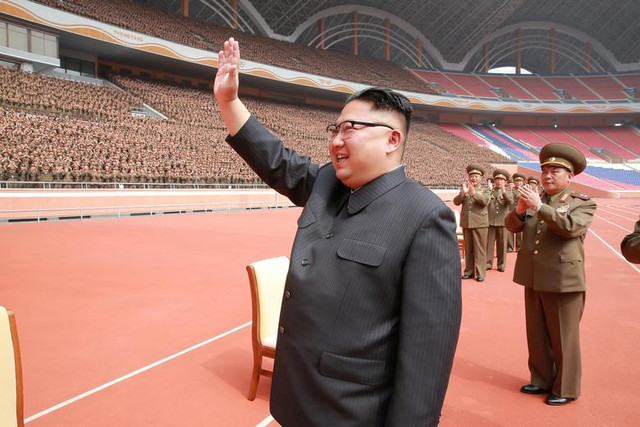 Chùm ảnh về các hoạt động của Chủ tịch Triều Tiên Kim Jong-un - Hình 6 Chum anh ve cac hoat dong cua Chu tich Trieu Tien Kim Jong-un-Hinh-6