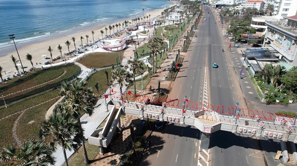 BR-VT: Cận cảnh công trình chỉnh trang trục đường Thùy Vân TP Vũng Tàu BR-VT: Can canh cong trinh chinh trang truc duong Thuy Van TP Vung Tau