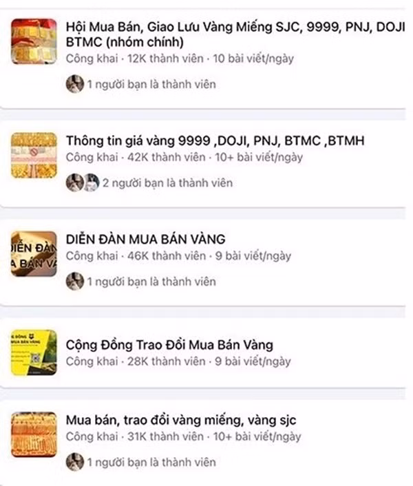 Vang, bac gia tran lan cho mang