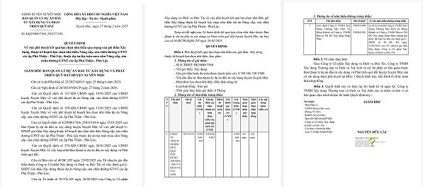 BR-VT: Diem danh nhung goi thau cua Cty Tue Anh tai Xuyen Moc-Hinh-2