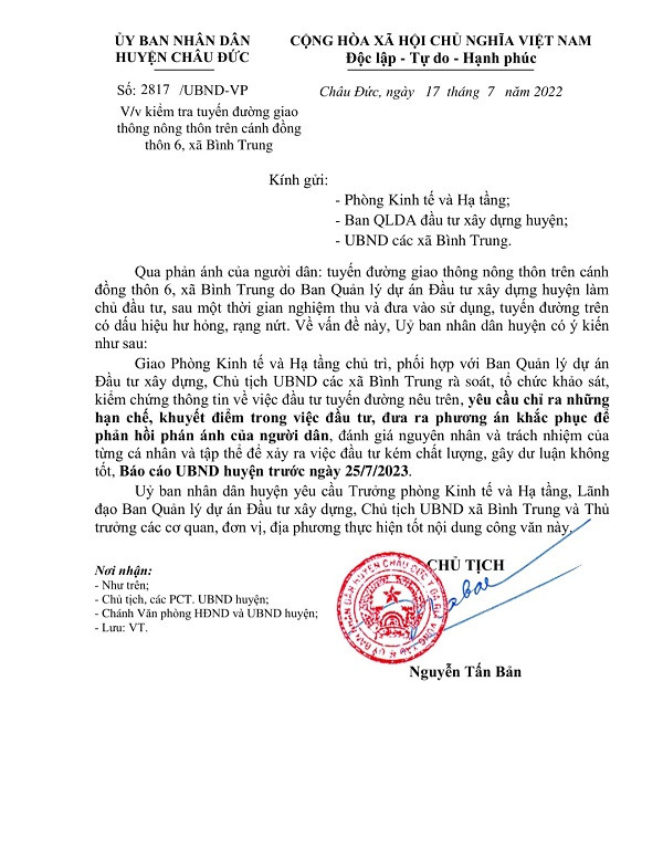 Bà Rịa – Vũng Tàu: Tuyến đường tiền tỷ vừa đưa vào sử dụng đã hỏng - Hình 5 Ba Ria – Vung Tau: Tuyen duong tien ty vua dua vao su dung da hong-Hinh-5