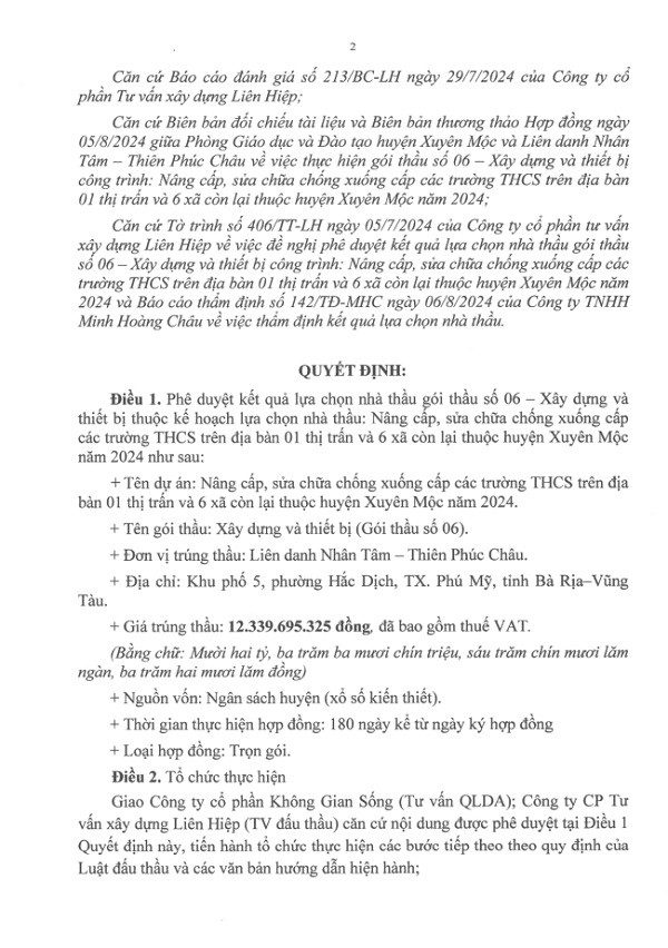 BR-VT: Gói sửa chữa Trung tâm VH-TT thị xã Phú Mỹ trị giá hơn 2 tỷ - Hình 3 BR-VT: Goi sua chua Trung tam VH-TT thi xa Phu My tri gia hon 2 ty-Hinh-3