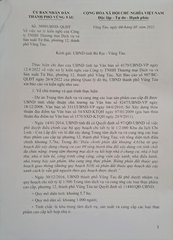 Bà Rịa – Vũng Tàu: Công ty Tứ Hải có “khuất tất” trong sử dụng đất? (bài 2) - Hình 10 Ba Ria – Vung Tau: Cong ty Tu Hai co “khuat tat” trong su dung dat? (bai 2)-Hinh-10
