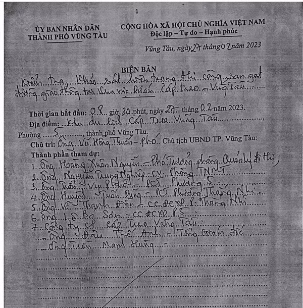 Vì sao Vũng Tàu tạm dừng việc san gạt làm đường trên Núi Lớn? Vi sao Vung Tau tam dung viec san gat lam duong tren Nui Lon?