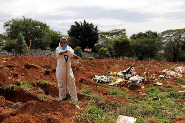 Cận cảnh nghĩa trang lớn nhất Brazil chôn cất nạn nhân COVID-19 - Hình 3 Can canh nghia trang lon nhat Brazil chon cat nan nhan COVID-19-Hinh-3