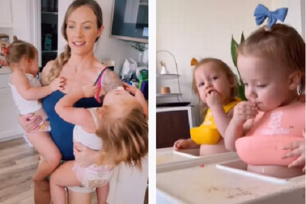 Vua sinh con 6 tuan, ba me lai mang thai doi bat ngo