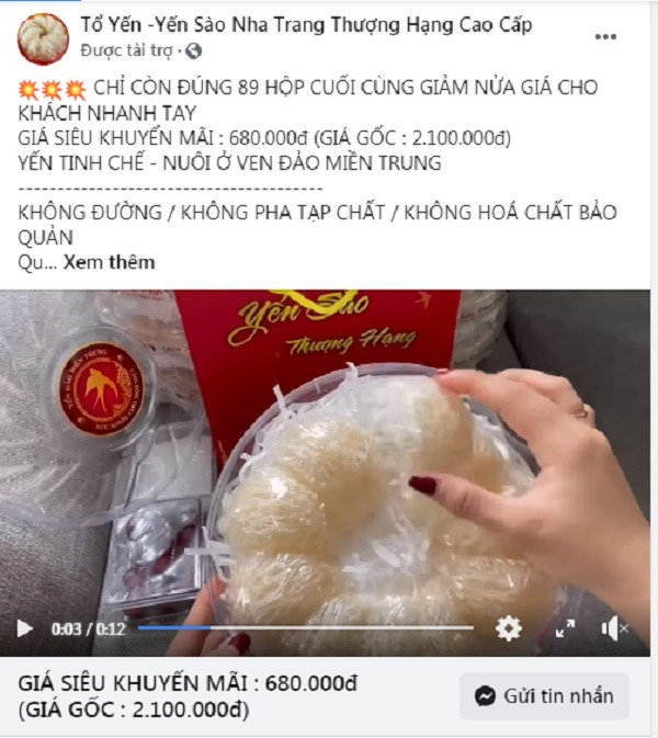 Lẫn lộn thật giả thị trường Yến sào - Hình 2 Lan lon that gia thi truong Yen sao-Hinh-2