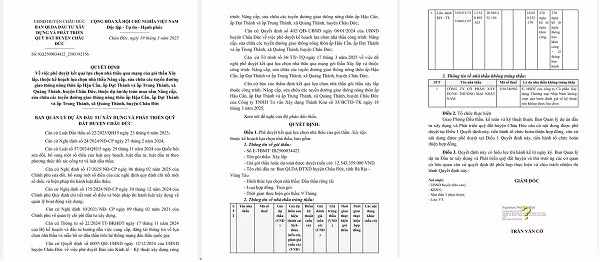 BR-VT: Lien danh Kim Hoa - Trung Lam trung goi thau hon 12 ty tai Chau Duc