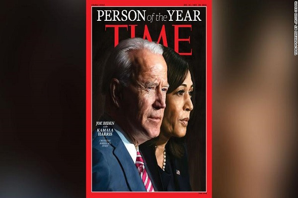 Tờ TIME vinh danh ông Biden và bà Harris là Nhân vật của năm 2020 To TIME vinh danh ong Biden va ba Harris la Nhan vat cua nam 2020