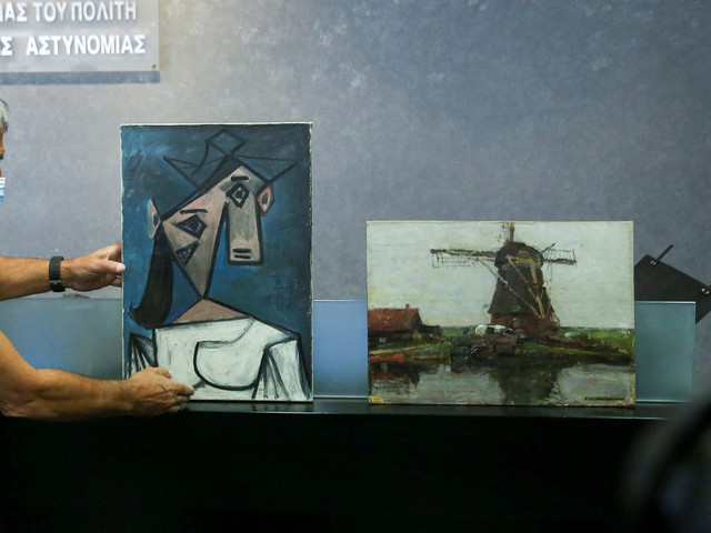 Hy Lạp tìm thấy bức tranh bị trộm hơn 10 năm trước của danh hoạ Picasso Hy Lap tim thay buc tranh bi trom hon 10 nam truoc cua danh hoa Picasso